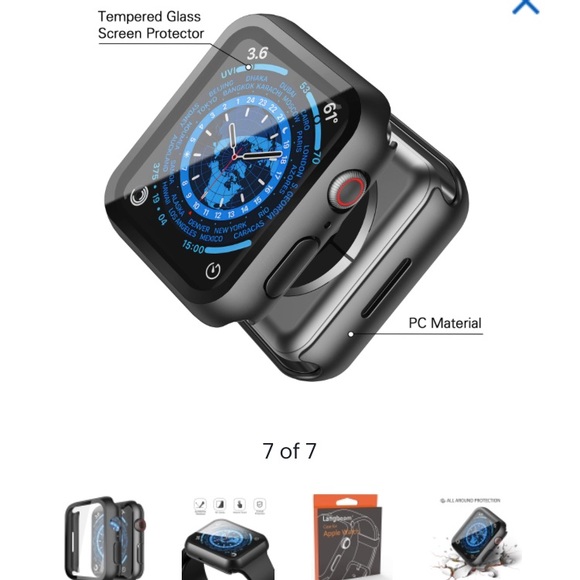 Langboom Hard Case for Apple Watch for Series 3/2 38mm - Picture 12 of 12
